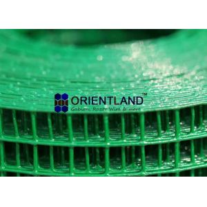 China High Strength Ss Weld Mesh / Green Vinyl Coated Wire Fencing 1/2 Inch By 1/2 Inch wholesale