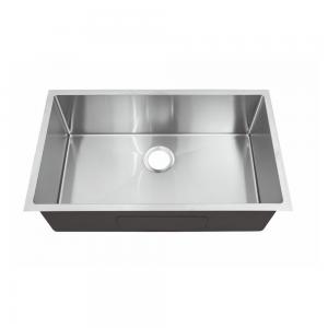 China Large Stainless Steel Undermount One Bowl Kitchen Sinks For Granite Countertop on sale