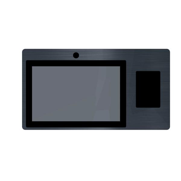 10.1" touch kiosk RFID NFC reader bulit-in QR scanner for self-payment Check-in machine Attendance machine Access control system