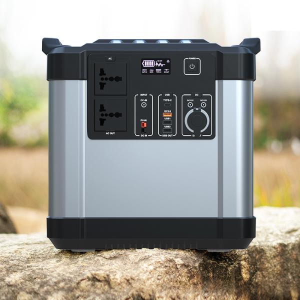 Pure Sine Wave Portable Electric Power Station 2220Wh Backup 110V / 2000W