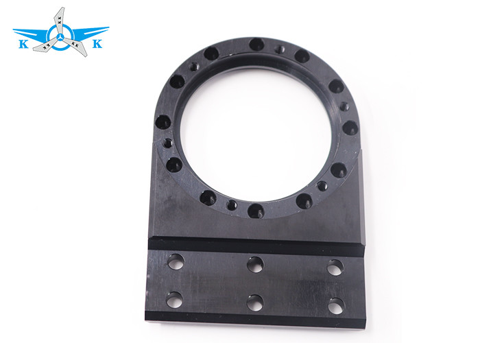 Quality Black Color CNC Machine Robot Arm Spare Parts Passivation PVD Finish for sale