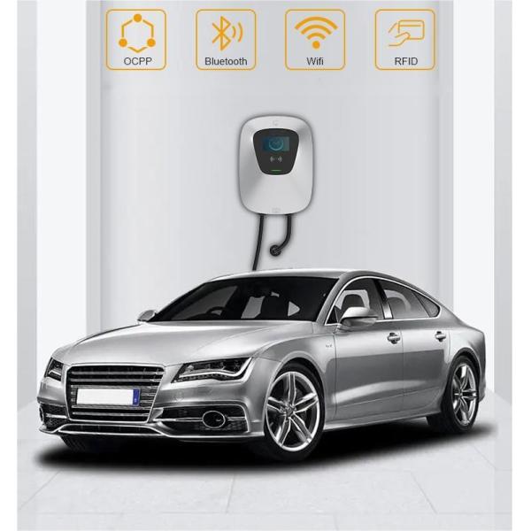 Wall Mount Column Mount Electric Car Charger For Home 22KW 50Hz / 60Hz