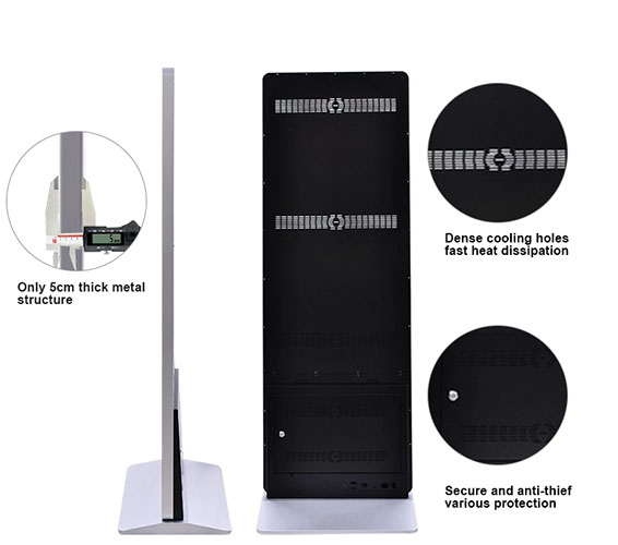 Outdoor Lcd Advertising Display with brightness of 1500 to 2500 nits
