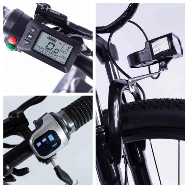 SMLRO Folding 26 Electric Bike With 13AH Lithium Battery 1.95 Width