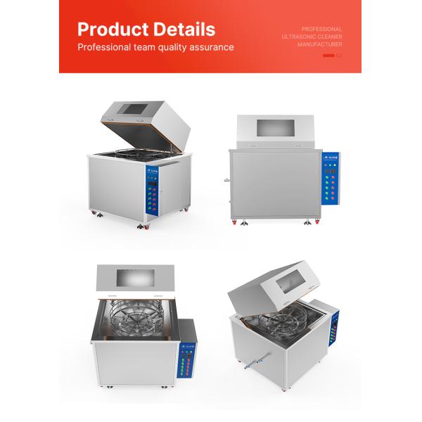 Rotary Basket Parts Washer High-pressure Spray Cleaning Machine For Engine Auto Parts Cleaning