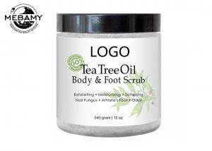 China Tea Tree All Natural Body Scrub 100% Pure Dead Sea Salt For Killing Foot Fungus wholesale
