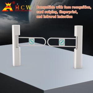 China Access Control Swing Barrier Turnstile RS232 Communication Port on sale