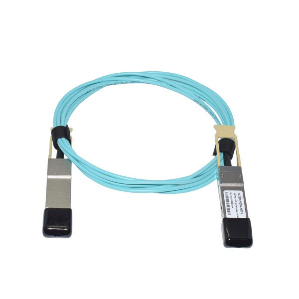 Quality MMF OM3 OM4 100GBASE QSFP28 AOC Active Optical Cable for sale