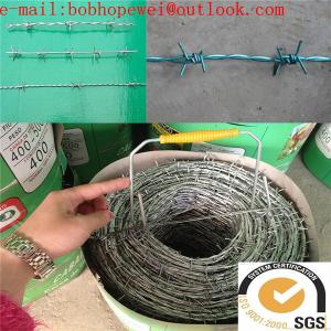 China who sells barbed wire/where can i get barbed wire/barbed wire display/red barbed wire/wire loop fencing/ thin barbed wir wholesale