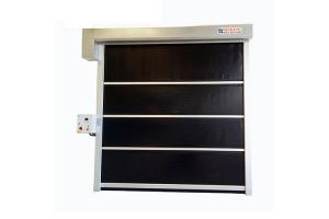 China Self Trouble-Shooting Recognizing System Roll Up Door Black Curtain , Galvanized Steel on sale