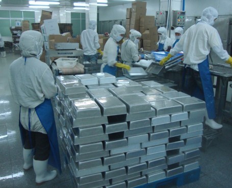 High quality Frozen shrimp use Aluminum freezing tray