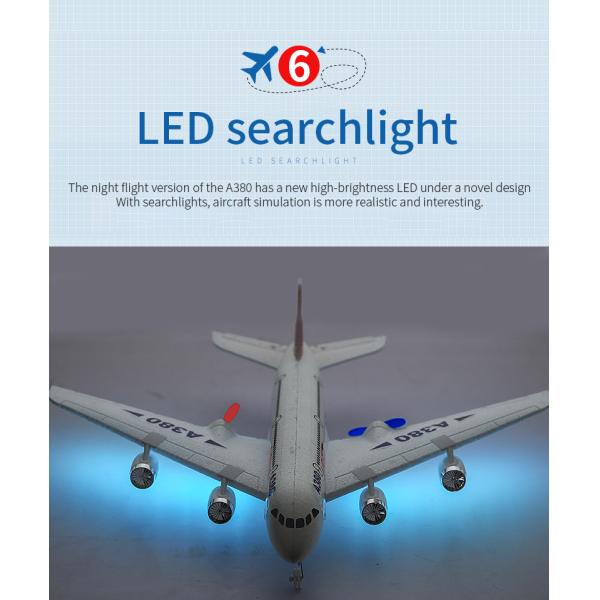 Features Auto Return 2.4 G Durable Styrofoam Airplane 70g Remote Control Model Toy Helicopter A380 Rc Aircraft Plane 110m Box
