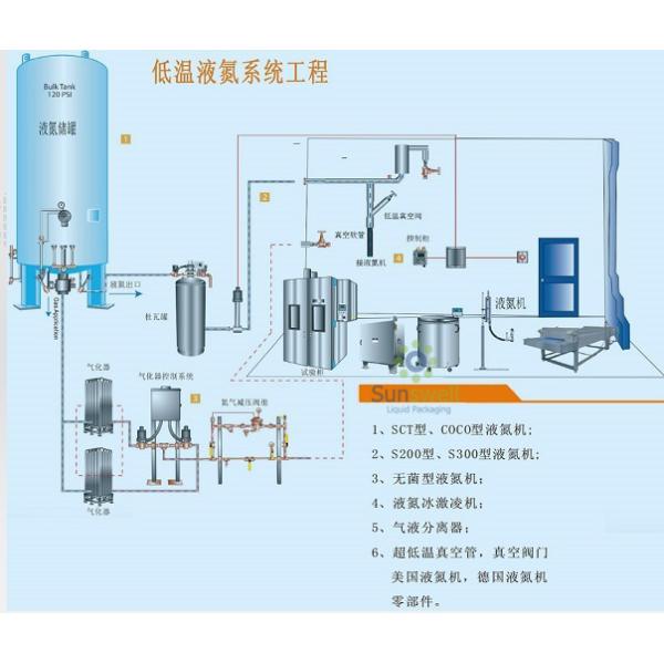 Automatic Liquid Nitrogen Dosing Machine Precise Injecting With Semens PLC