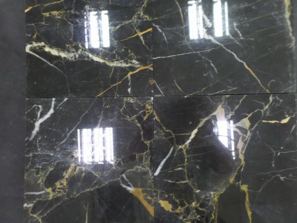 Quality Best Price China Black Golden Flower Nero Portoro Marble Slabs, China Black Marble Slabs Tiles for sale