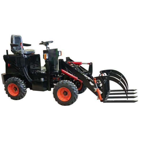 Quality 25hp Gasoline Small Wheel Loader New Battery Compact Structure  HTML16 for sale