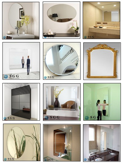 Interior Decorative Mirrors, 2mm,3mm 4mm,5mm,6mm