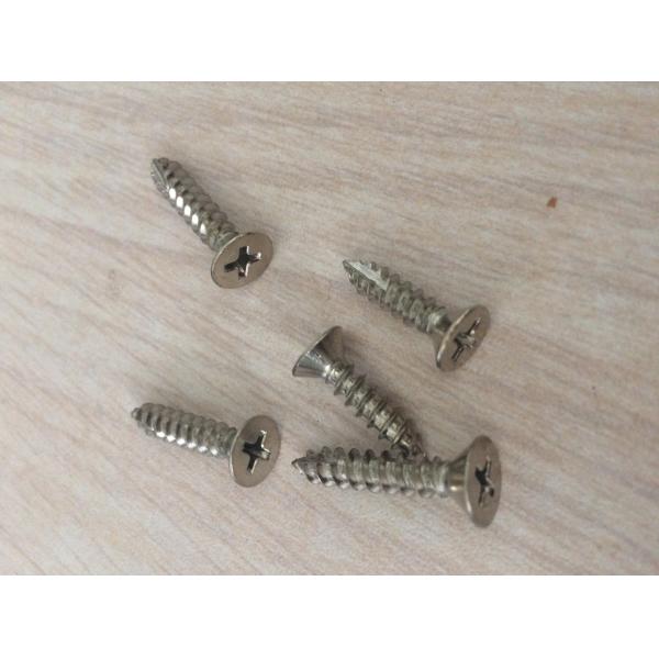 Stainless Steel Phillips Flat Head Thread-Cutting Self Tapping Screw Countersunk Head Tapping Screw for Wood