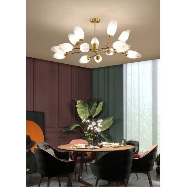 Luxury Sitting room Decoration Chandelier Creative Modern Simple Crystal Molecular Lamp(WH-MI-421)