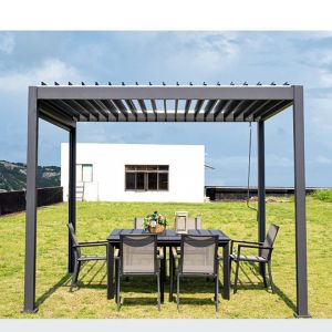 Buy cheap Adjustable Louvered Pergola Modern Louvered Pergola Aluminum Louvered Pergola from wholesalers