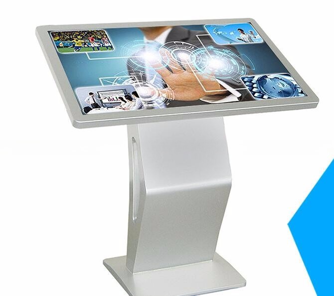 43 inch floor stand LED advertising information self-service terminal PC