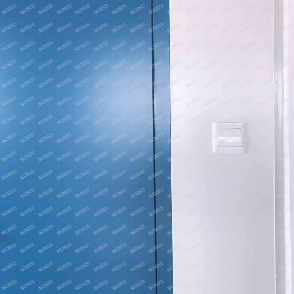 Blue Color Powder Coated Pharmaceutical Clean Room Door Surgical Room Doors