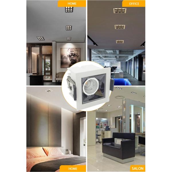 5w Embedded LED Recessed Downlight / Indoor Hotel Recessed Mounted Downlight
