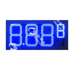 Petrol Station Illuminated Pylon Sign LED Display Panel 5000-8000cd/M2