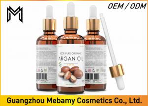 China Hair Care Pure Essential Oils , Unrefined Moroccan Argan Oil Heal Dry Scalps wholesale