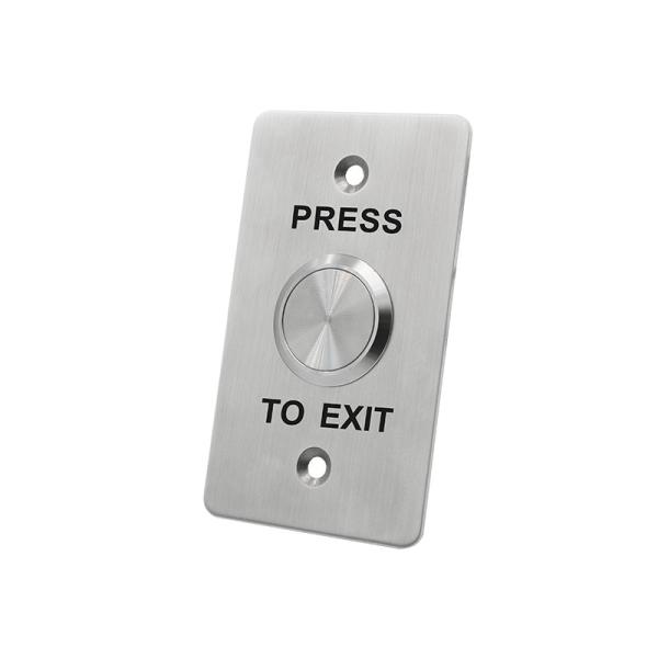 Stainless steel Push To Release Button Customised Sign Super Contact Area