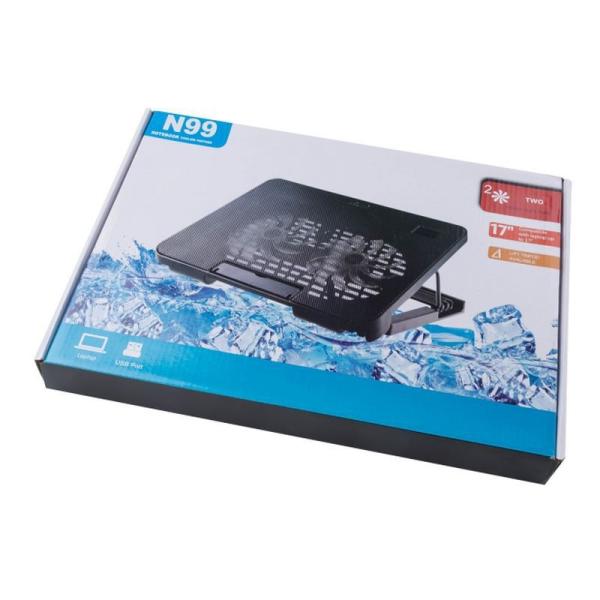 ETEK Laptop Cooling Pad Notebook Laptop Cooling Tray External Laptop Cooler Large Size but Silent