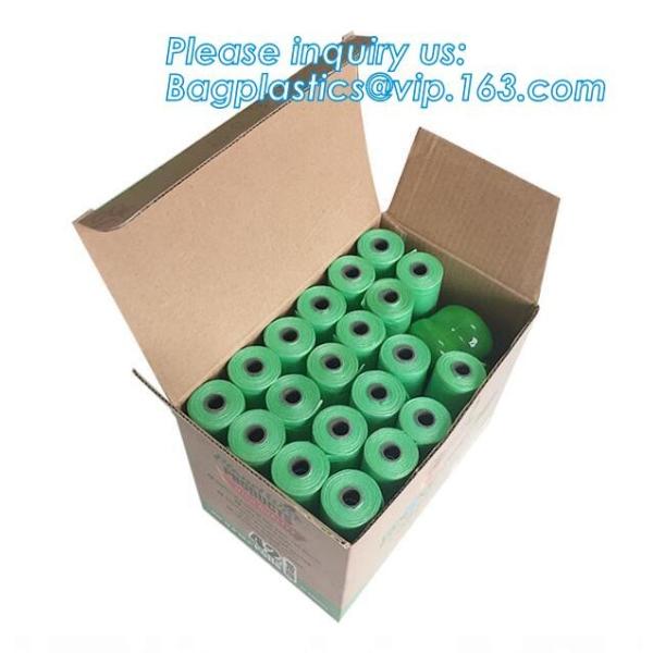 Pet product house shape dog waste bags with dispenser and leash clip, Pet Waste Bag Removal Disposal Heavy Duty Earth Fr