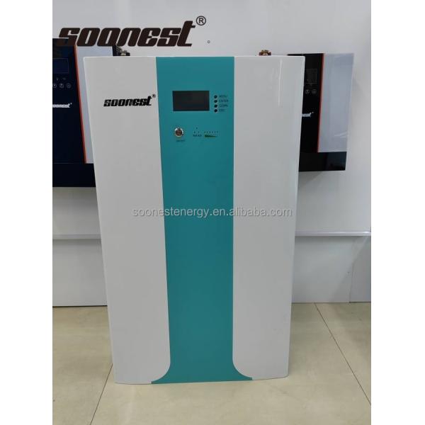 Wall-Mounted 100Ah Lithium Battery 100Ah 200Ah Lithium Ion Battery Solar System Hybrid Solar Inverter 10Kw With Lithium Battery