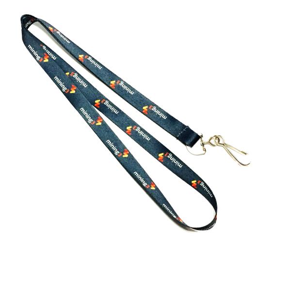 Dye Sublimation Heat Transfer Lanyards Full Color Brand Name Soft Plastic Card Holder