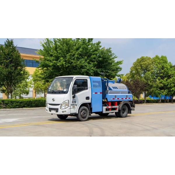 High Pressure Mini Size Electric Septic Tank Truck With Fecal Suction Truck