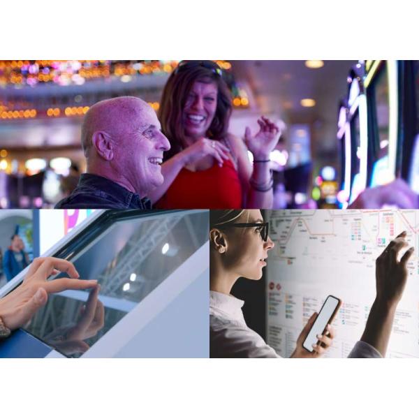 250 Nits IR Monitor Touch Screen 17 Inch Dust Proof IP65 Water Proof