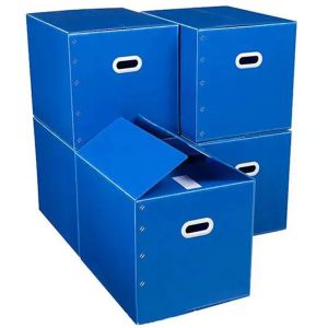 Plastic Corrugated Box Foldable Coroplast Storage Plastic Boxes