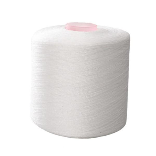 Quality Raw White Spun Polyester Yarn, Staple Fiber Polyester Yarn  40/2 for sale