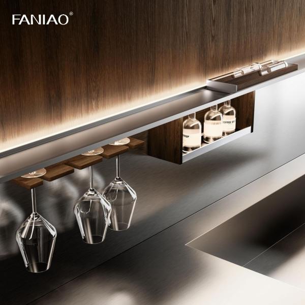 Modern Minimalist Style Stainless Steel Solid Wood Kitchen Cabinet Kitchen Furniture Custom Kitchen Cabinet Sets