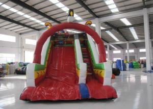 China Inflatable Rutsche Kids Blow Up Water Slide , Colourful Water Bounce House wholesale