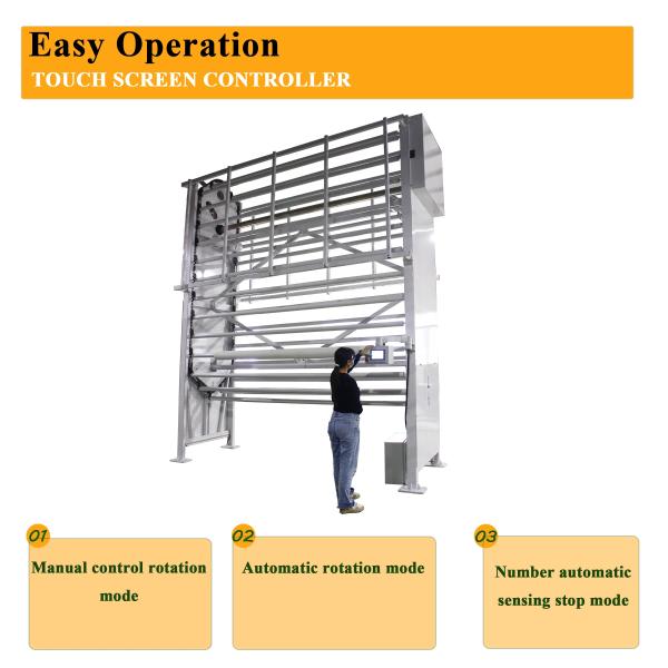 All In One Curtain Machine 6KW Fabric Rolls Storage Blinds Vertical Carousel Storage System