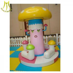 China Hansel  Electric mushroom carousel for baby indoor toddler soft play item wholesale