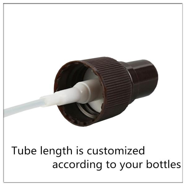 20mm Brown Full Cover Perfume Pump Sprayer Full Cover With Customized Color