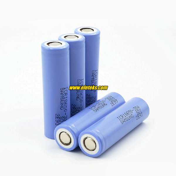 Samsung ICR18650-30A 18650 3000mAh 3.7V li-ion smart rechargeable battery 3.7V authentic cell