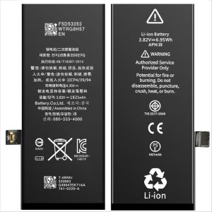 China Pure Cobalt Iphone Lithium Polymer Battery Customized Black 1821mA wholesale