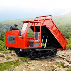 China Hydraulic Small Crawler Dumper Truck 6 Tons Weichai Jiaxin Portable Multifunctional For Outdoor on sale