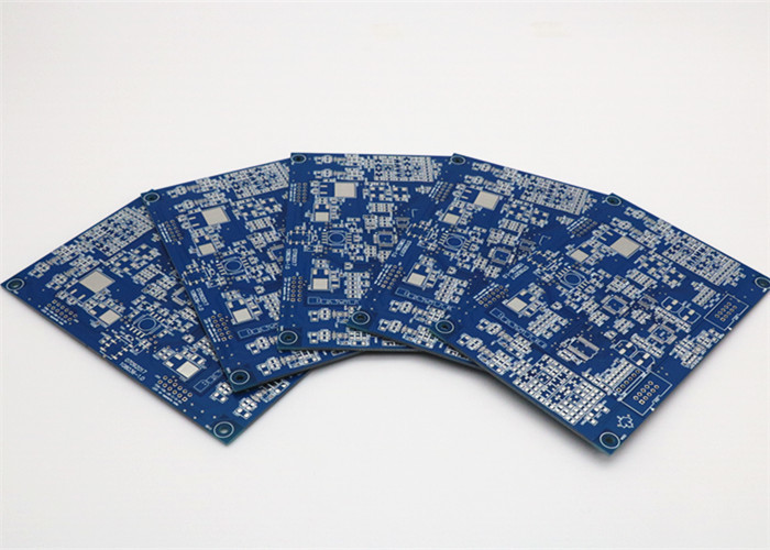 China HASL LF Electronic Printed Circuit Board Blue soldmask white silkscreen 2oz copper wholesale