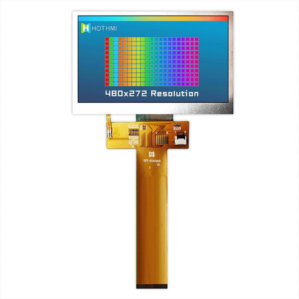 480x272 Color 4.3" High-Brightness TFT LCD For Outdoors