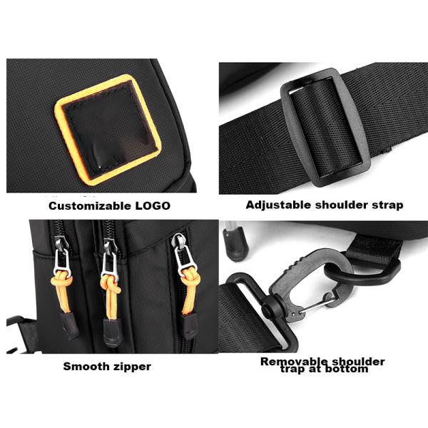 Sympathybag Crossbody Chest Sling Bag Water Resistant Small Chest Bag Men's OEM