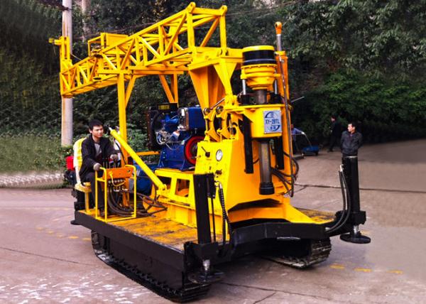 Trailer or crawler type portable Core Drilling rig XY-2B Φ80mm-Φ520mm Hole