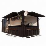 20ft Container Store Kiosk Customized Color Container Houses for Mobile